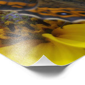 Yellow Daisy Helenium Foto Afdruk (Hoek)