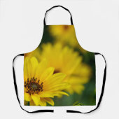 Yellow Daisy Heleniums overal print Schort (Voorkant)