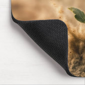 Yellow Daisy in Dirt Explosion Muismat (Hoek)