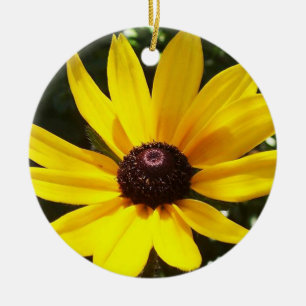 Yellow Daisy Keramisch Ornament