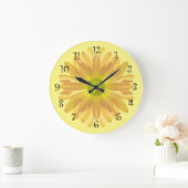 Yellow Daisy Kitchen Clock Grote Klok (Huis)