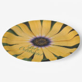 Yellow Daisy Let's Celebrate Papieren Bordje (Gekanteld)