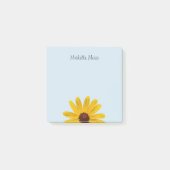Yellow Daisy Monogram Flower Post-it® Notes (Voorkant)