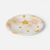 Yellow Daisy Party Papieren Bordje (Gekanteld)