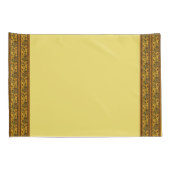 Yellow Daisy Pattern Kussensloop Set (Achterkant-Rechts)