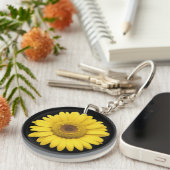 Yellow Daisy Petals Sleutelhanger (Voorkant Rechts)