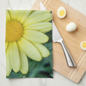 Yellow Daisy PhotoArt Theedoek (Quarter Fold)