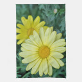 Yellow Daisy PhotoArt Theedoek (Verticaal)