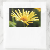 Yellow Daisy Rechthoekige Sticker (Tas)