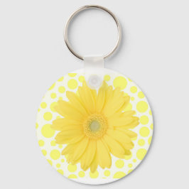 Yellow Daisy Sleutelhanger