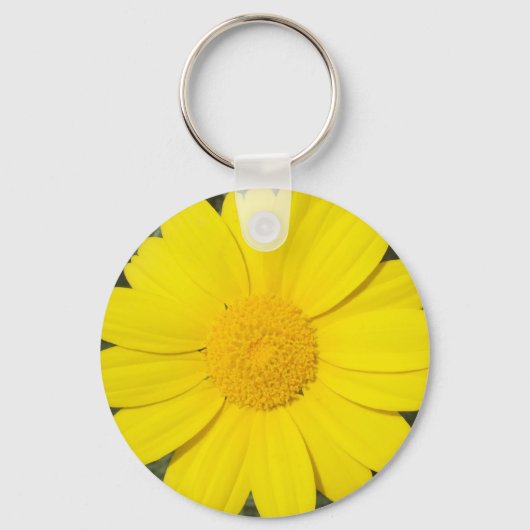 Yellow Daisy-sleutelketen Sleutelhanger (Voorkant)