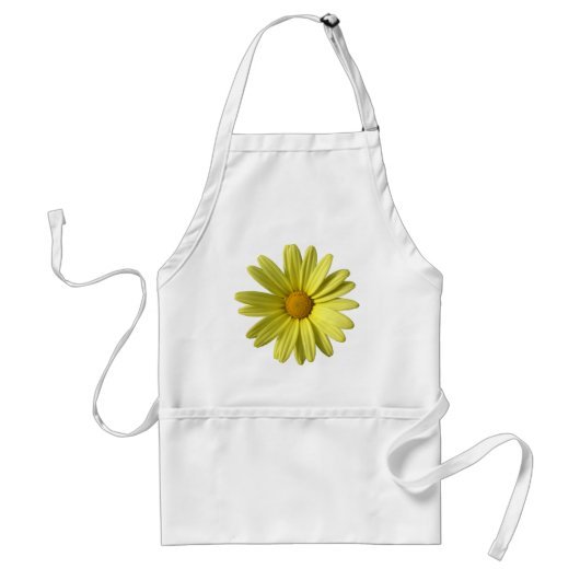 Yellow Daisy Standaard Schort (Voorkant)