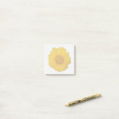 Yellow Daisy Sticky Notes (Op bureau)