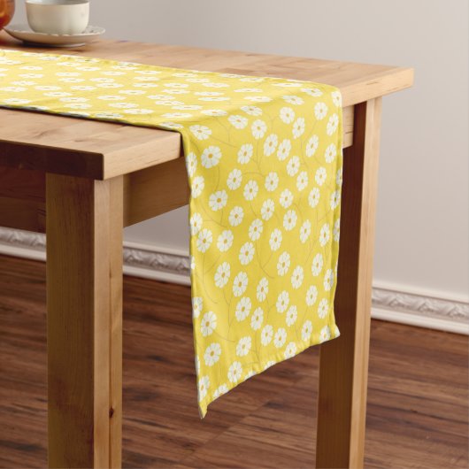 Yellow Daisy Table Runner Lange Tafelloper (Voorbeeld)