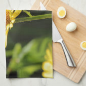 Yellow Daisy Theedoek (Quarter Fold)