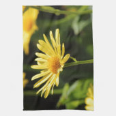 Yellow Daisy Theedoek (Verticaal)