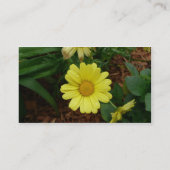 Yellow Daisy Visitekaartje (Achterkant)