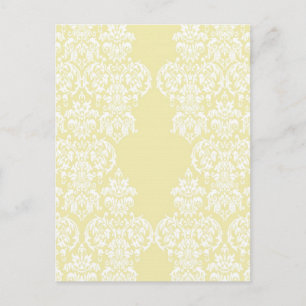 Yellow Damask Briefkaart
