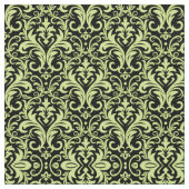 Yellow Damask Stof (Close Up)