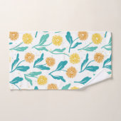 Yellow Dandelion Floral Pattern - Natuur-geïnspire Bad Handdoek (Handdoek)