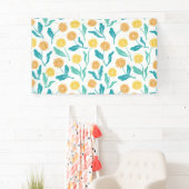 Yellow Dandelion Floral Pattern - Natuur-geïnspire Spandoek (Insitu)