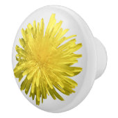 Yellow Dandelion Keramische Knop (Rechts)