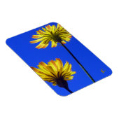 Yellow Dandelions Against Blue Sky Playful Nature Magneet (Rechterzijde)