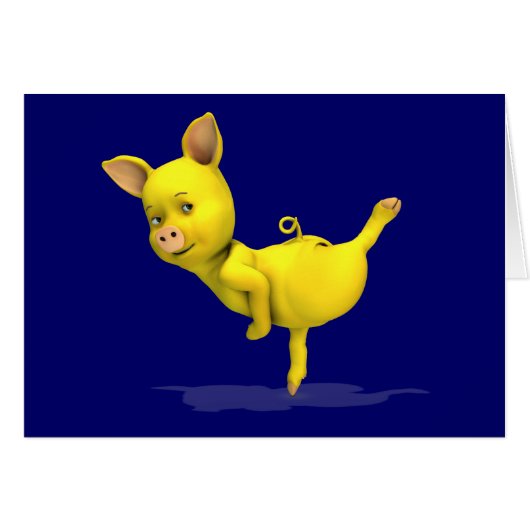 Yellow Danspig (Voorkant Horizontaal)