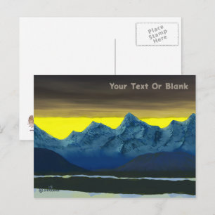 Yellow Dawn North Briefkaart