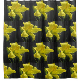Yellow Day Lily Douchegordijn