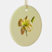 Yellow Day Lily Keramisch Ornament (Rechts)