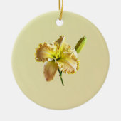 Yellow Day Lily Keramisch Ornament (Voorkant)