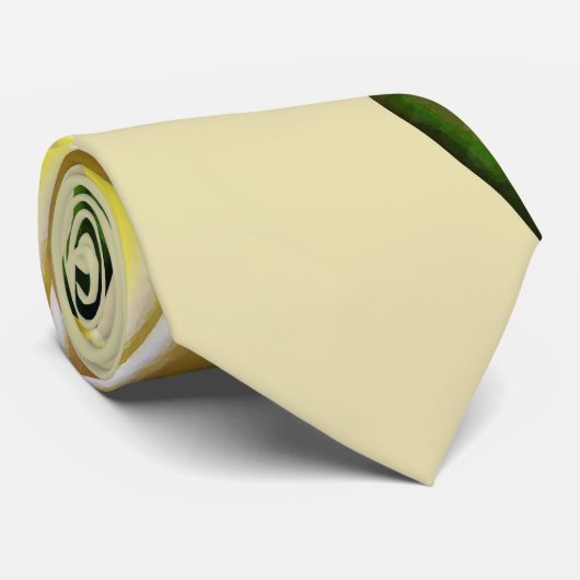 Yellow Day Lily Stropdas (Opgerold)