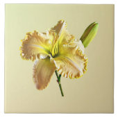 Yellow Day Lily Tegeltje (Voorkant)