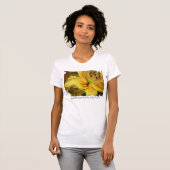 Yellow Day Lily Wedding Flowers T-Shirt (Voorkant volledig)