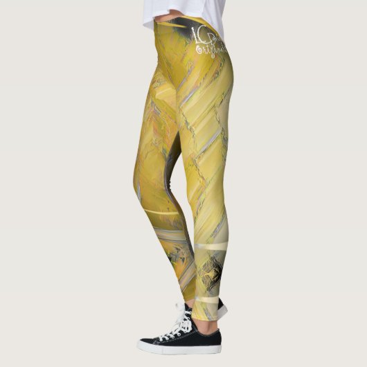 Yellow Designer Leggings (Links)
