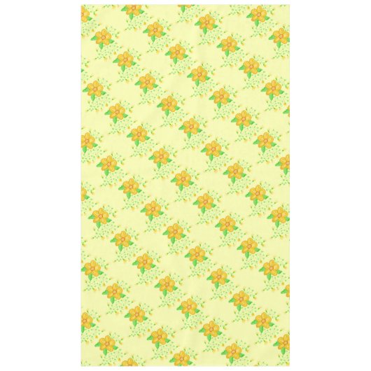 Yellow Designer Table-cover Tafelkleed (Voorkant)