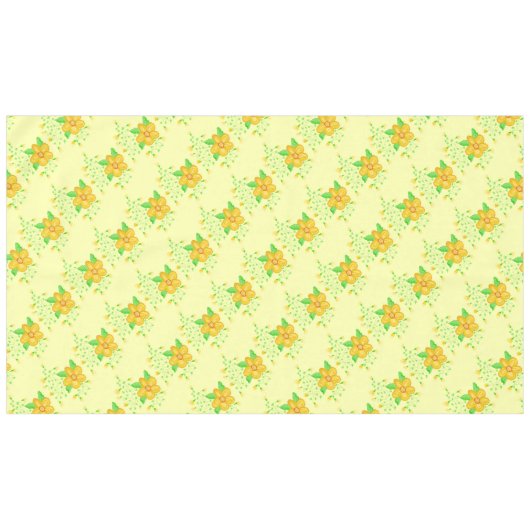Yellow Designer Table-cover Tafelkleed (Voorkant (Horizontaal))