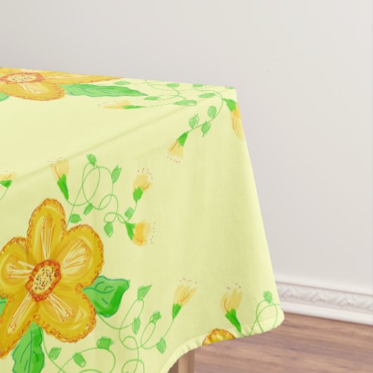 Yellow Designer Table-cover Tafelkleed (Voorbeeld)