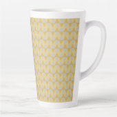 Yellow diamonds latte mok (Rechts)