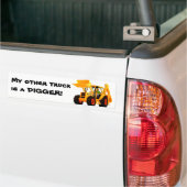 Yellow Digger Bumpersticker (Op Truck)