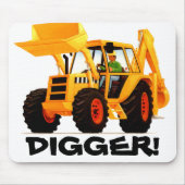 Yellow Digger Muismat (Voorkant)