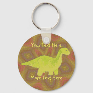 Yellow Dino Sleutelhanger