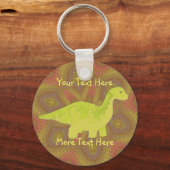 Yellow Dino Sleutelhanger (Voorkant)