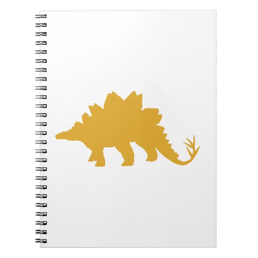 Yellow Dinosaur Notitieboek (Voorkant)