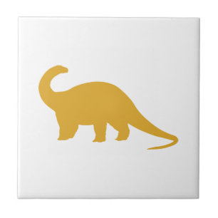 Yellow Dinosaur Tegeltje
