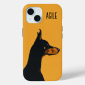Yellow Doberman Case-Mate iPhone Case (Achterkant)