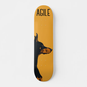 Yellow Doberman Persoonlijk Skateboard