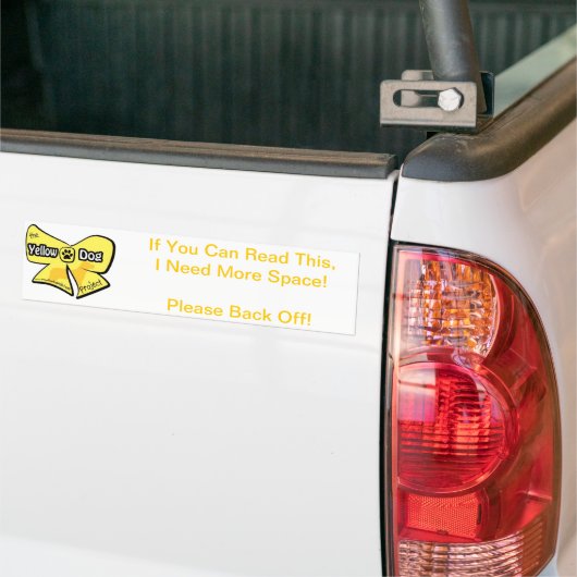 Yellow Dog Bumpersticker (Op Truck)
