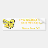 Yellow Dog Bumpersticker (Voorkant)